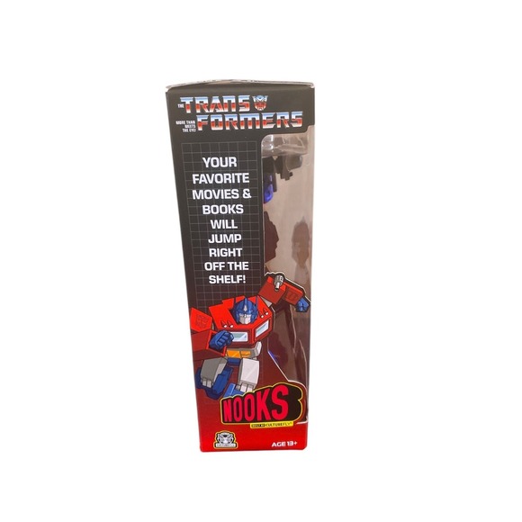 Nooks By Culture Fly Transformers 40th Anniversary Edition Optimas Prime Bookend - Picture 2 of 6